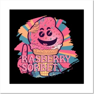 Raspberry Sorbet Posters and Art